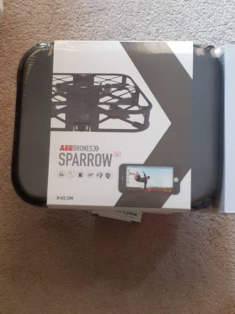 AEE Sparrow 360 WiFi Selfie Quadcopter Drone 12MP FHD Camera Obstacle